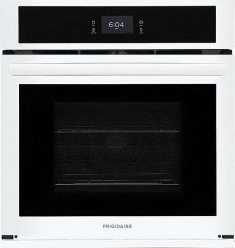 Frigidaire - 27" Built-in Single Electric Wall Oven with Fan Convection - White