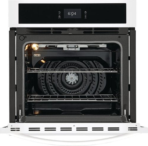 Frigidaire - 27" Built-in Single Electric Wall Oven with Fan Convection - White