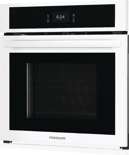 Frigidaire - 27" Built-in Single Electric Wall Oven with Fan Convection - White