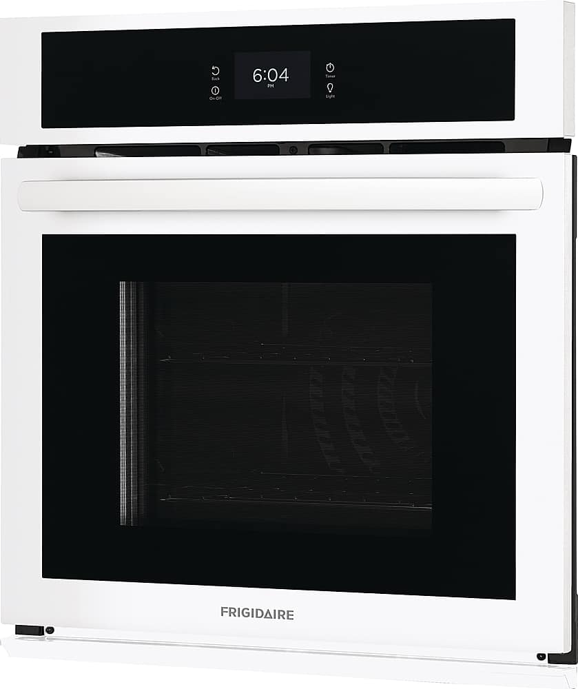 Frigidaire - 27" Built-in Single Electric Wall Oven with Fan Convection - White