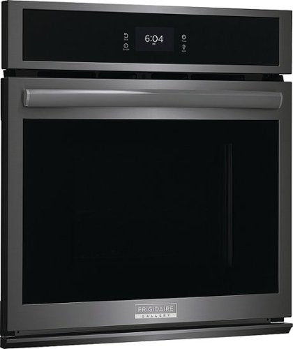 Frigidaire - Gallery 27" Built-in Single Electric Wall Oven with Fan Convection - Black Stainless Steel