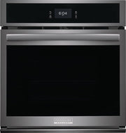 Frigidaire - Gallery 27" Built-in Single Electric Wall Oven with Fan Convection - Black Stainless Steel