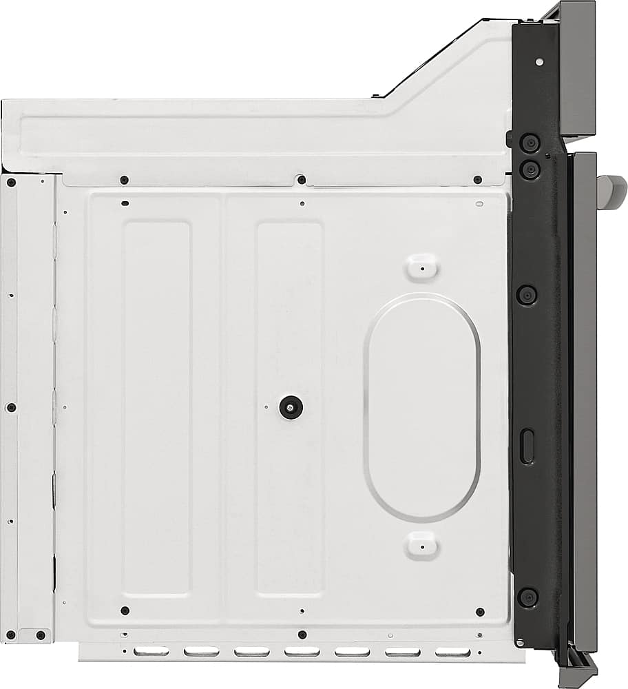 Frigidaire - Gallery 27" Built-in Single Electric Wall Oven with Fan Convection - Black Stainless Steel