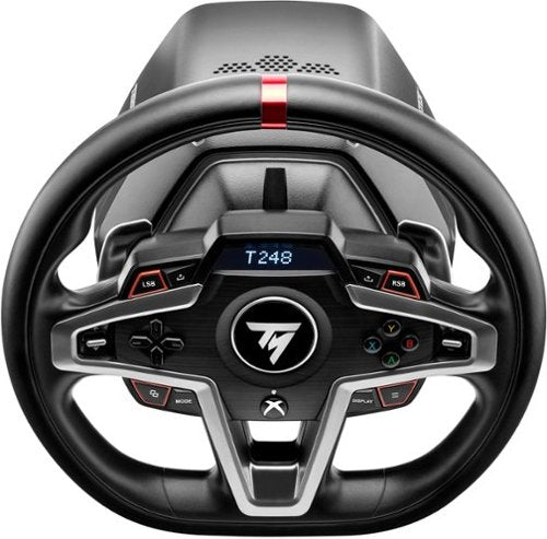 Thrustmaster - T248 Racing Wheel & Pedals – Hybrid Drive Force Feedback, Paddle Shifters & Display fot Xbox Series X|S, Windows - Black