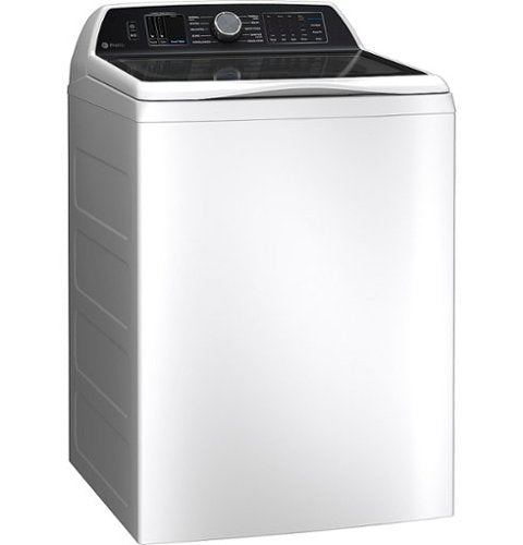 GE Profile - 5.4 Cu. Ft. High Efficiency Smart Top Load Washer with Smarter Wash Technology, Easier Reach & Direct Drive Motor - White