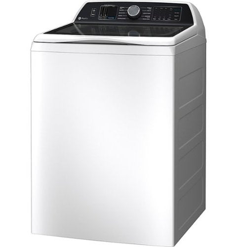GE Profile - 5.4 Cu. Ft. High Efficiency Smart Top Load Washer with Smarter Wash Technology, Easier Reach & Direct Drive Motor - White