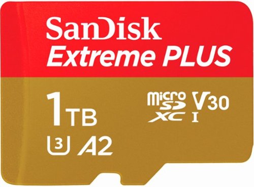 SANDISK - 1TB Extreme PLUS microSDXC UHS-I Memory Card, R/W up to 200/140MB/s