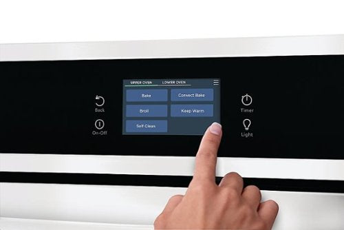 Frigidaire - 30" Built-in Double Electric Wall Oven with Fan Convection - White