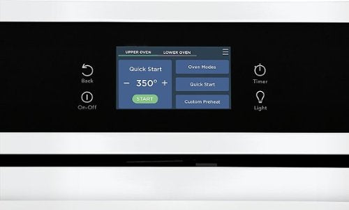 Frigidaire - 30" Built-in Double Electric Wall Oven with Fan Convection - White