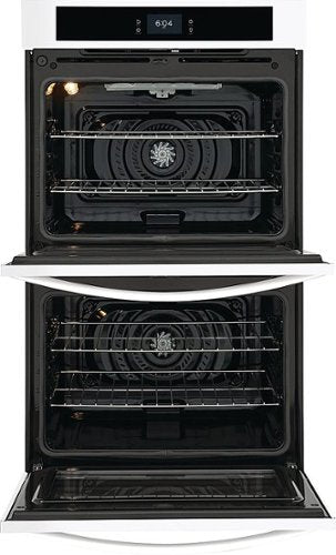 Frigidaire - 30" Built-in Double Electric Wall Oven with Fan Convection - White