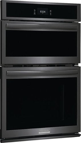 Frigidaire - 27" Built-in Electric Wall Oven/Microwave Combination - Black Stainless Steel
