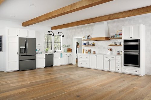 Frigidaire - 27" Built-in Electric Wall Oven/Microwave Combination - Black Stainless Steel