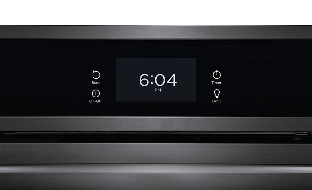 Frigidaire - 27" Built-in Electric Wall Oven/Microwave Combination - Black Stainless Steel