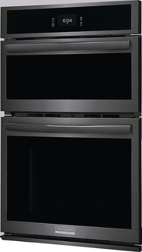 Frigidaire - 27" Built-in Electric Wall Oven/Microwave Combination - Black Stainless Steel