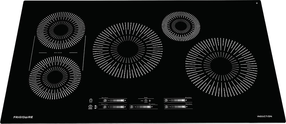 Frigidaire - 36" Built-in Induction Electric Cooktop - Black