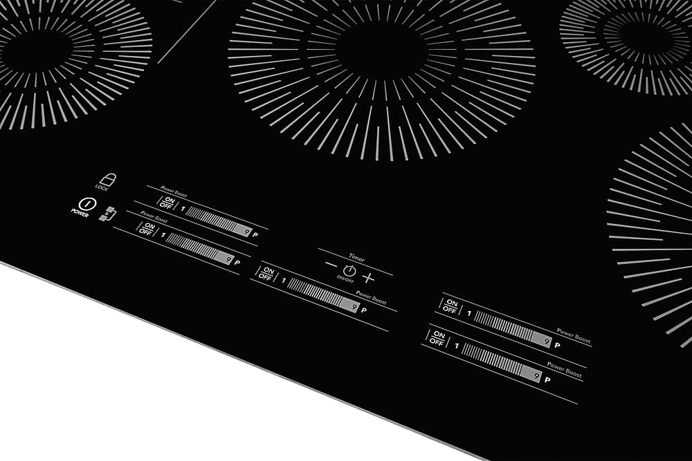 Frigidaire - 36" Built-in Induction Electric Cooktop - Black