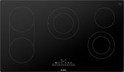 Bosch - 800 Series 36" Built-In Electric Cooktop with 5 elements - Black