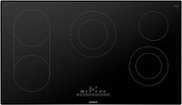 Bosch - 800 Series 36" Built-In Electric Cooktop with 5 elements - Black