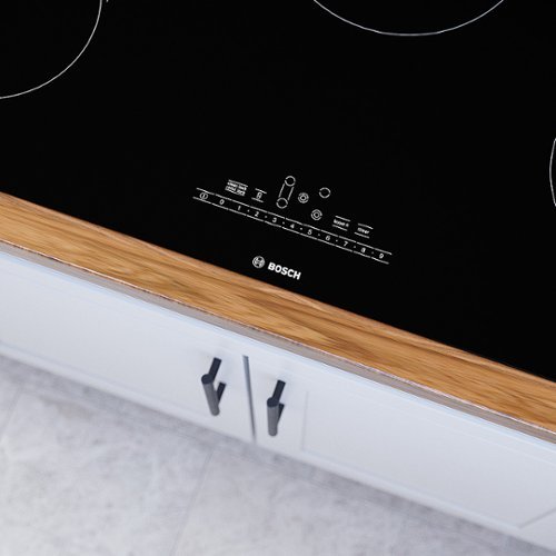 Bosch - 800 Series 36" Built-In Electric Cooktop with 5 elements - Black