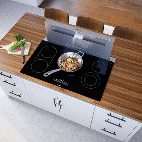 Bosch - 800 Series 36" Built-In Electric Cooktop with 5 elements - Black
