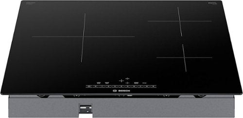 Bosch - 500 Series 24" Built-In Electric Induction Cooktop with 3 elements - Black