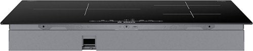 Bosch - 500 Series 24" Built-In Electric Induction Cooktop with 3 elements - Black