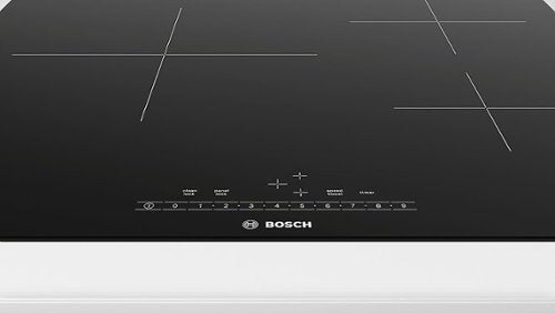 Bosch - 500 Series 24" Built-In Electric Induction Cooktop with 3 elements - Black