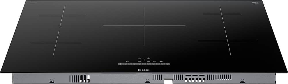 Bosch - 500 Series 36" Built-In Electric Induction Cooktop with 5 elements - Black