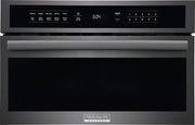 Frigidaire - Gallery 1.6 Cu. Ft. Built-In Microwave Oven with Drop-Down Door - Black Stainless Steel
