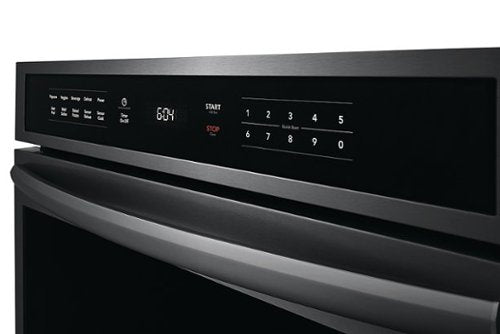 Frigidaire - Gallery 1.6 Cu. Ft. Built-In Microwave Oven with Drop-Down Door - Black Stainless Steel