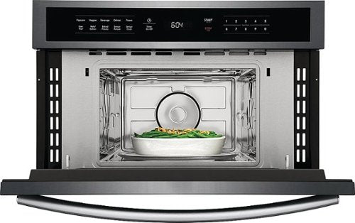 Frigidaire - Gallery 1.6 Cu. Ft. Built-In Microwave Oven with Drop-Down Door - Black Stainless Steel