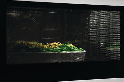 Frigidaire - Gallery 1.6 Cu. Ft. Built-In Microwave Oven with Drop-Down Door - Black Stainless Steel