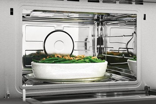 Frigidaire - Gallery 1.6 Cu. Ft. Built-In Microwave Oven with Drop-Down Door - Black Stainless Steel