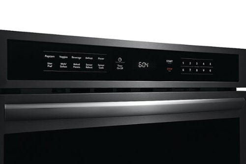 Frigidaire - Gallery 1.6 Cu. Ft. Built-In Microwave Oven with Drop-Down Door - Black Stainless Steel