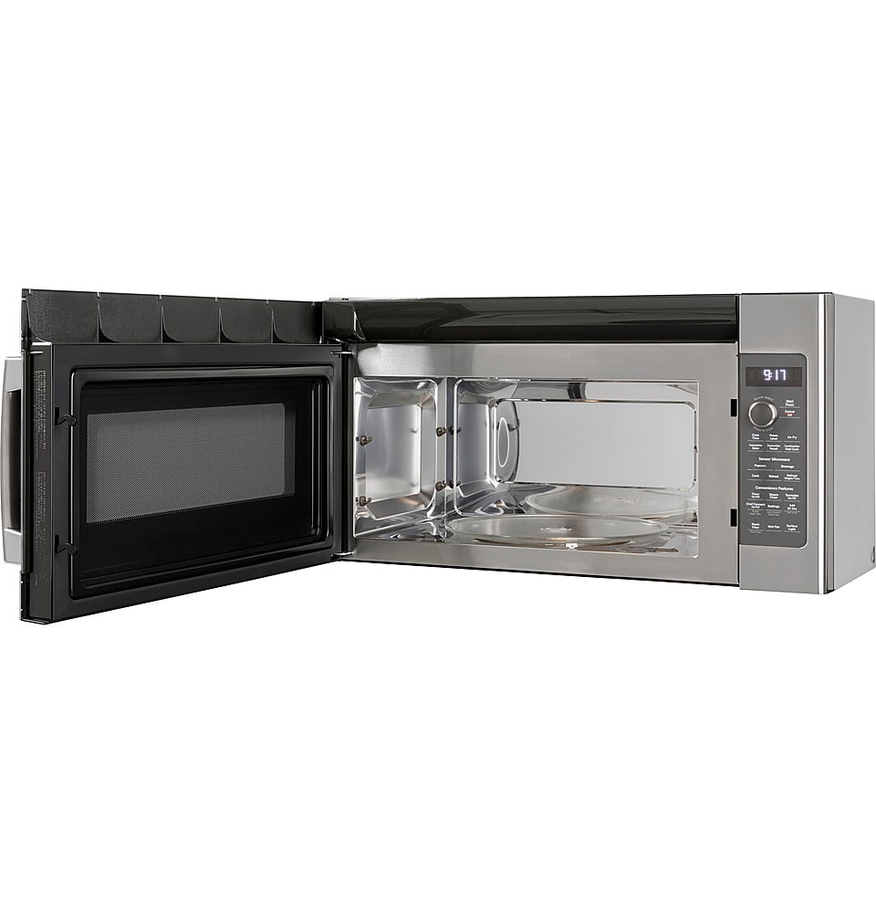 GE Profile - Profile Series 1.7 Cu. Ft. Convection Over-the-Range Microwave with Sensor Cooking and Chef Connect - Stainless Steel