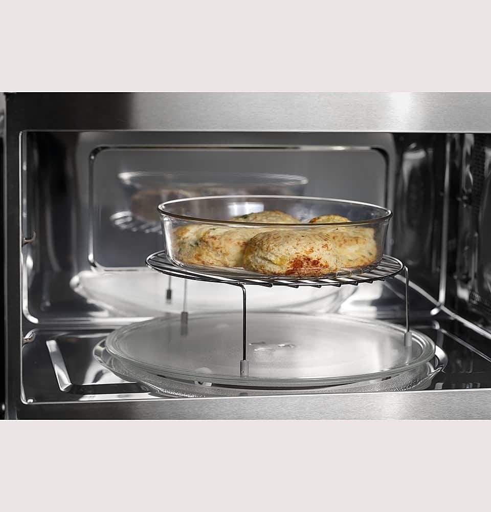 GE Profile - Profile Series 1.7 Cu. Ft. Convection Over-the-Range Microwave with Sensor Cooking and Chef Connect - Stainless Steel