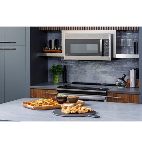 GE Profile - Profile Series 1.7 Cu. Ft. Convection Over-the-Range Microwave with Sensor Cooking and Chef Connect - Stainless Steel