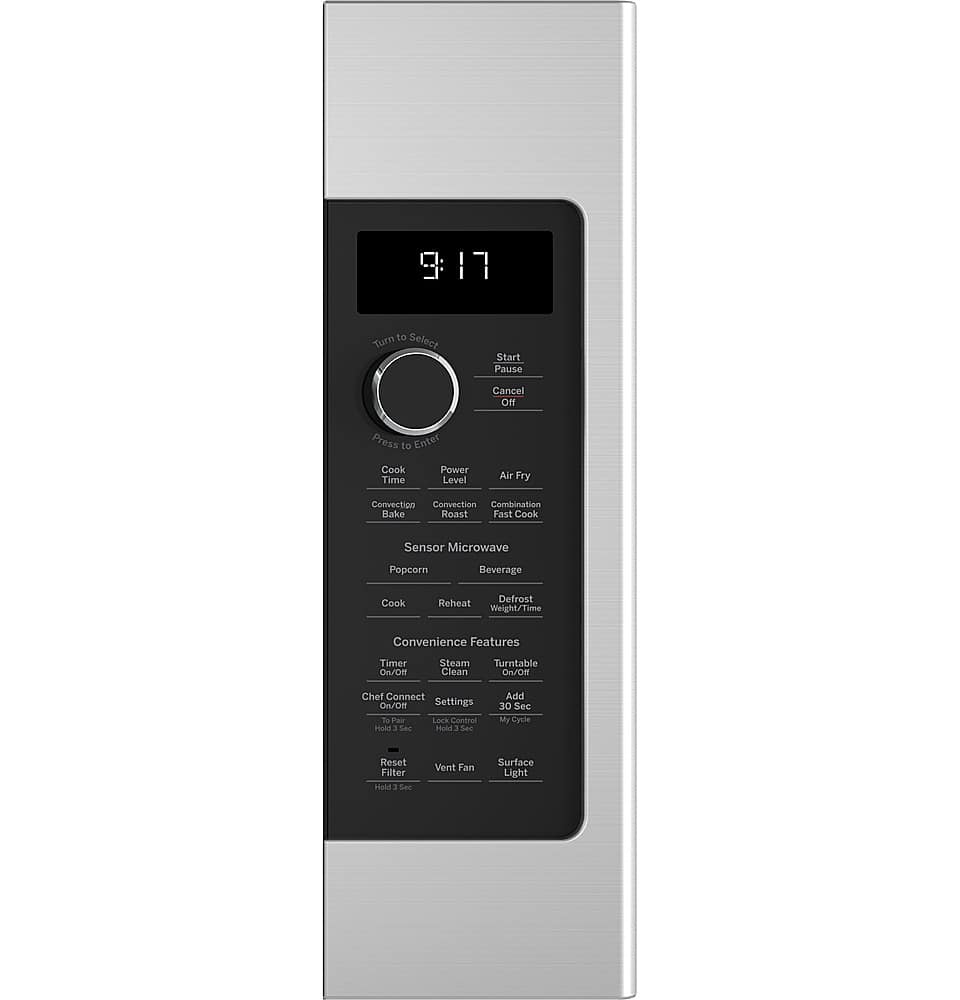 GE Profile - Profile Series 1.7 Cu. Ft. Convection Over-the-Range Microwave with Sensor Cooking and Chef Connect - Stainless Steel
