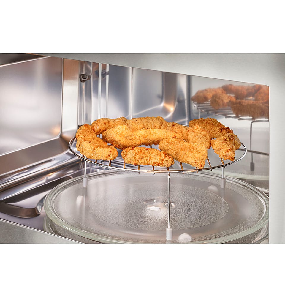 GE Profile - Profile Series 1.7 Cu. Ft. Convection Over-the-Range Microwave with Sensor Cooking and Chef Connect - Stainless Steel