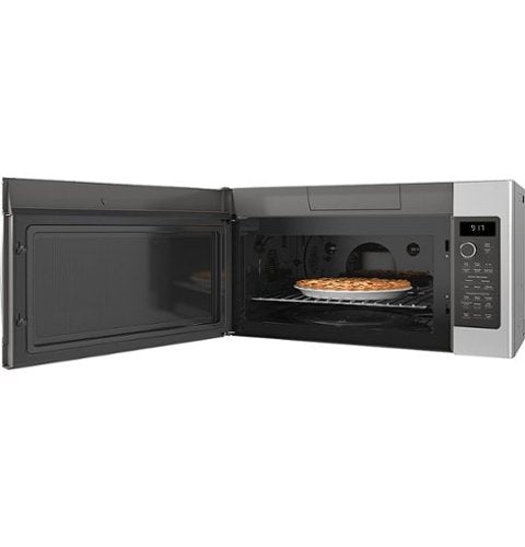 GE Profile - Profile Series 1.7 Cu. Ft. Convection Over-the-Range Microwave with Sensor Cooking and Chef Connect - Stainless Steel