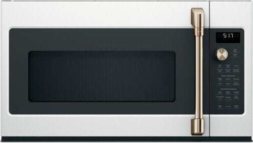 Café - 1.7 Cu. Ft. Convection Over-the-Range Microwave with Sensor Cooking and Air Fry - Matte White