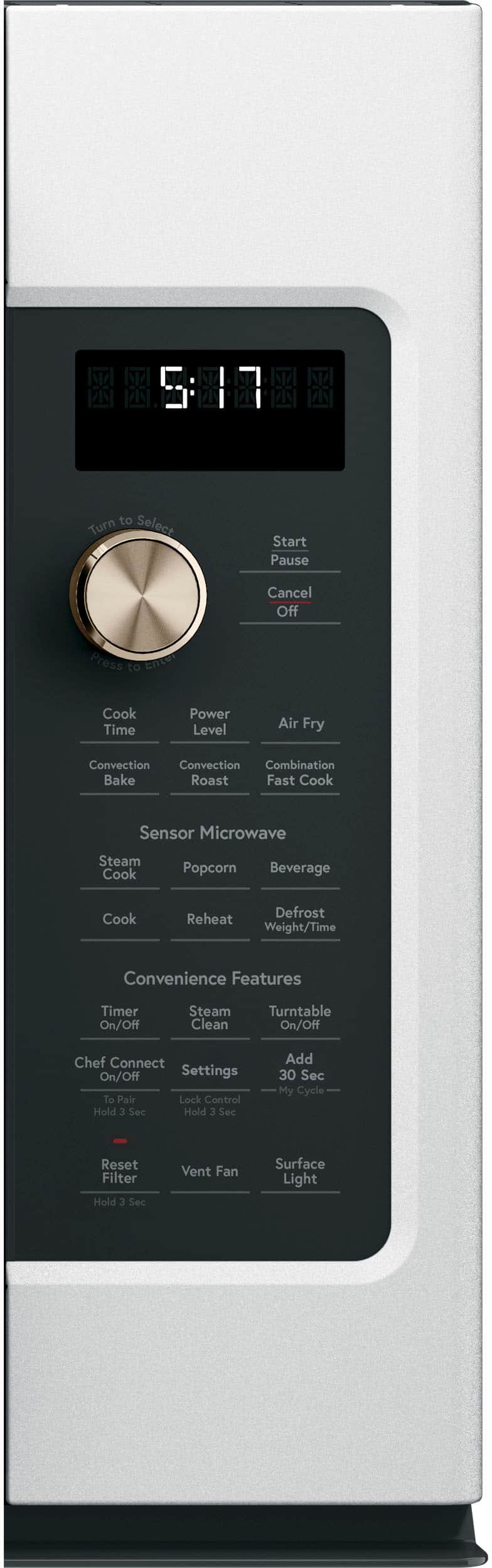 Café - 1.7 Cu. Ft. Convection Over-the-Range Microwave with Sensor Cooking and Air Fry - Matte White