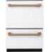 Café - 24" Top Control Built-In Double Drawer Dishwasher, Customizable - Matte White