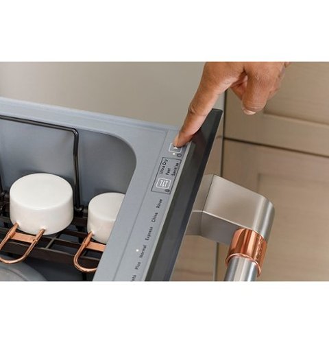 Café - 24" Top Control Built-In Double Drawer Dishwasher, Customizable - Matte White