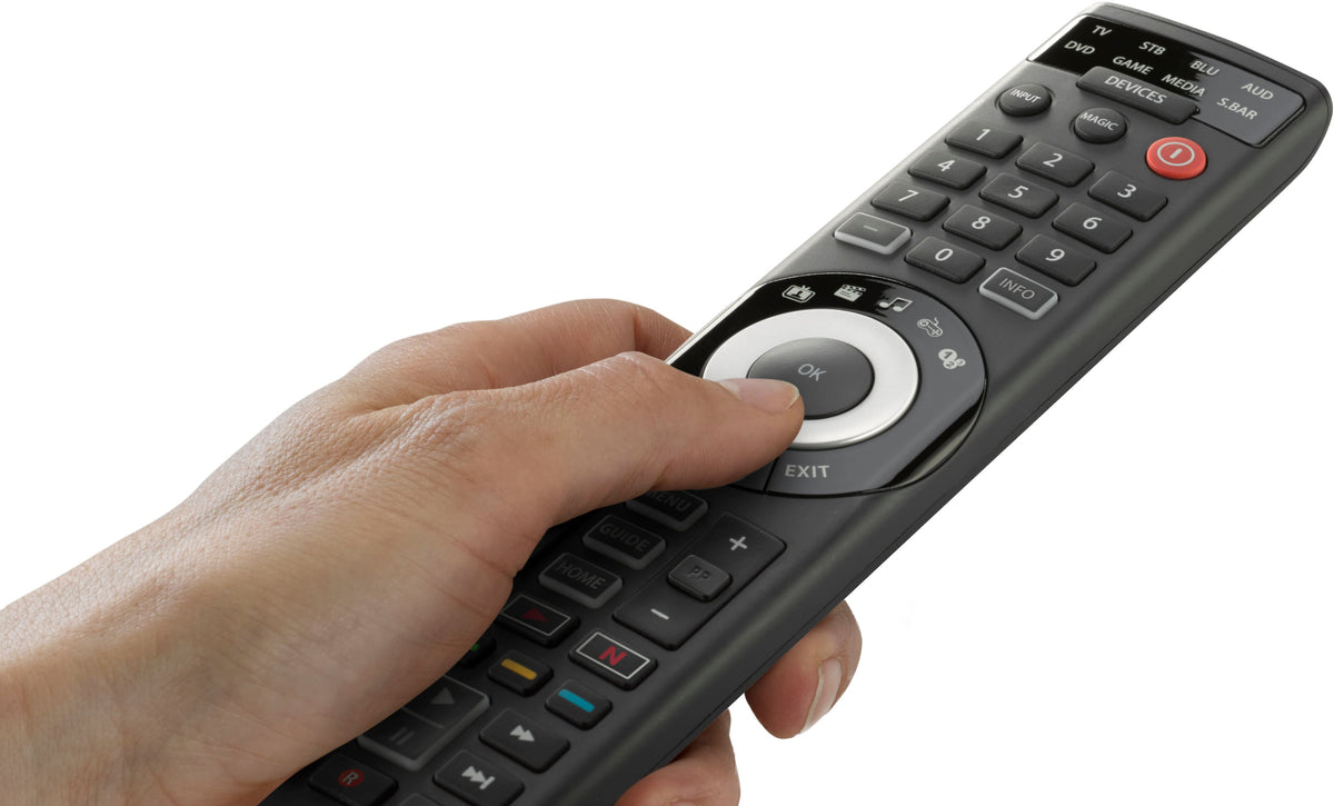 One for All - 8 Device Universal Smart 8 TV Remote - Black