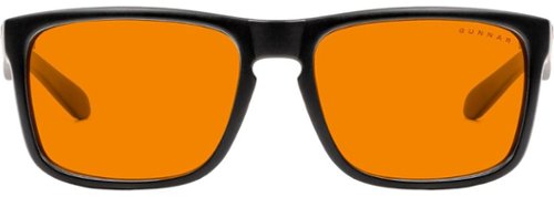 GUNNAR - Intercept Computer Glasses with Blue Light Reduction , Amber Max Lenses - Onyx