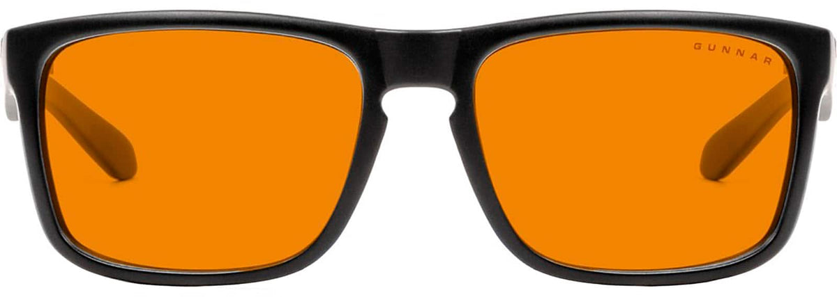 GUNNAR - Intercept Computer Glasses with Blue Light Reduction , Amber Max Lenses - Onyx