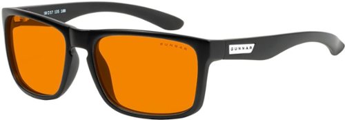 GUNNAR - Intercept Computer Glasses with Blue Light Reduction , Amber Max Lenses - Onyx