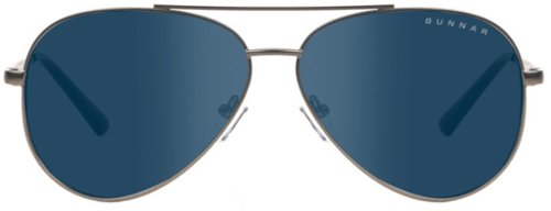 GUNNAR - Maverick Computer Glasses with Blue Light Reduction , SUN Lenses - Gunmetal