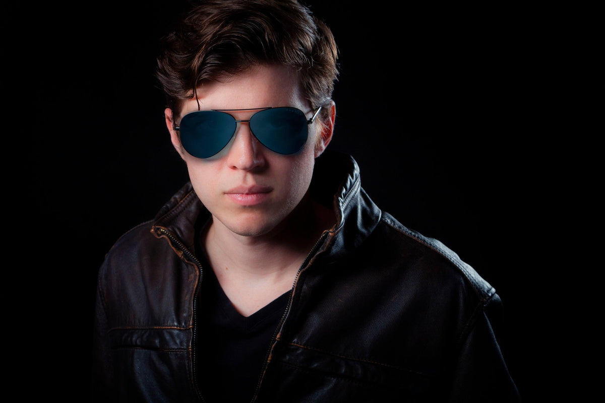 GUNNAR - Maverick Computer Glasses with Blue Light Reduction , SUN Lenses - Gunmetal